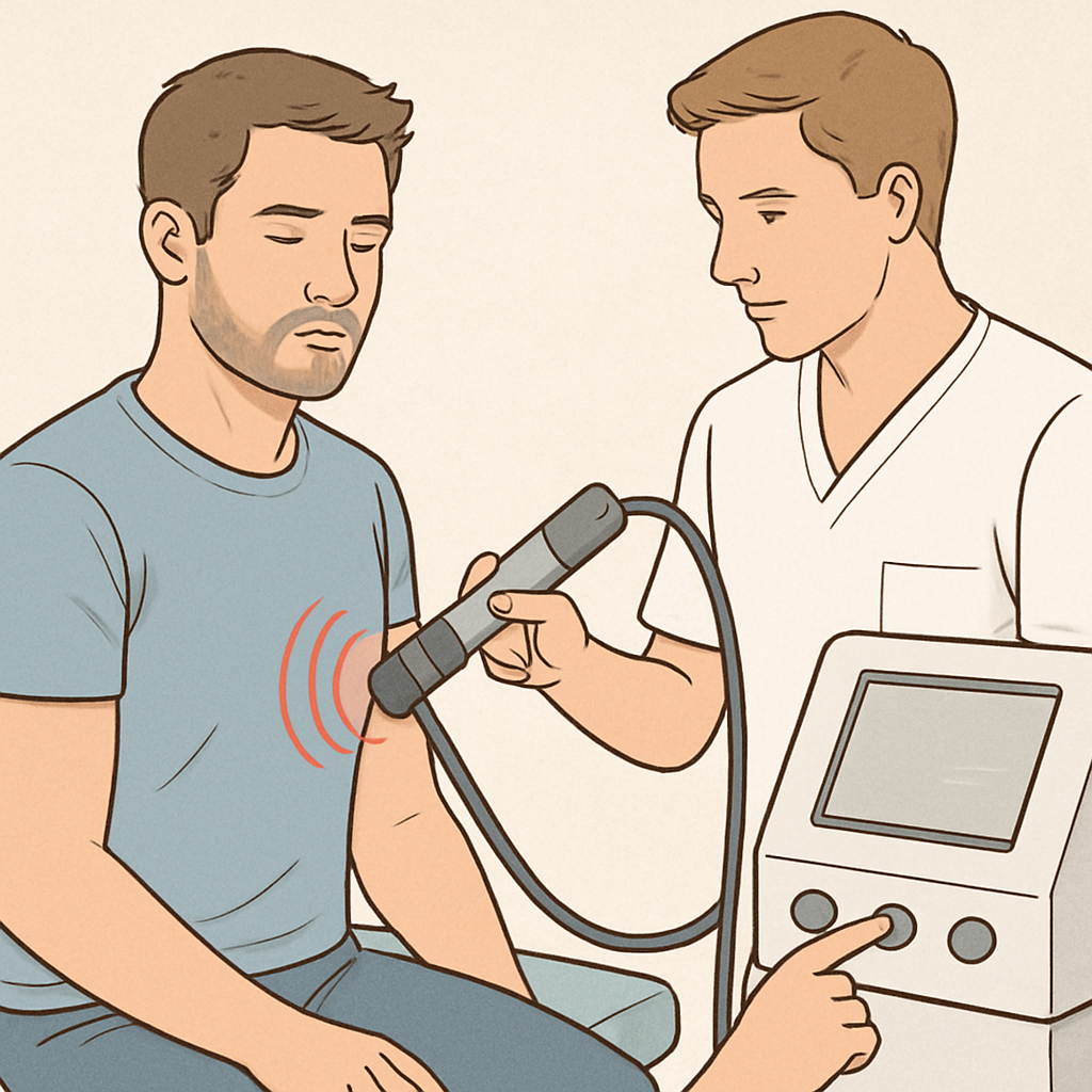 améliorez votre qualité de vie grâce à la thérapie par ondes de choc : soulagement de la douleur, récupération accélérée et mobilité retrouvée, sans chirurgie.