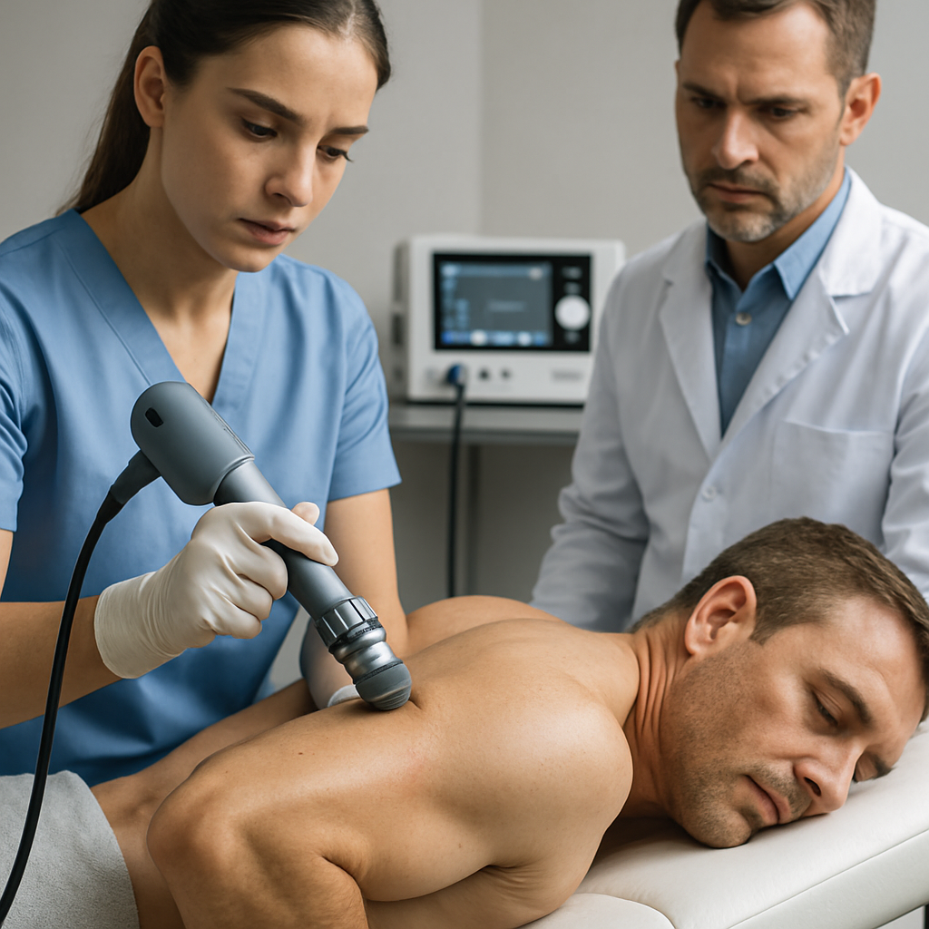 thérapie par ondes de choc: méthode non invasive pour soulager les douleurs musculo-squelettiques, accélérer la récupération et améliorer la mobilité.