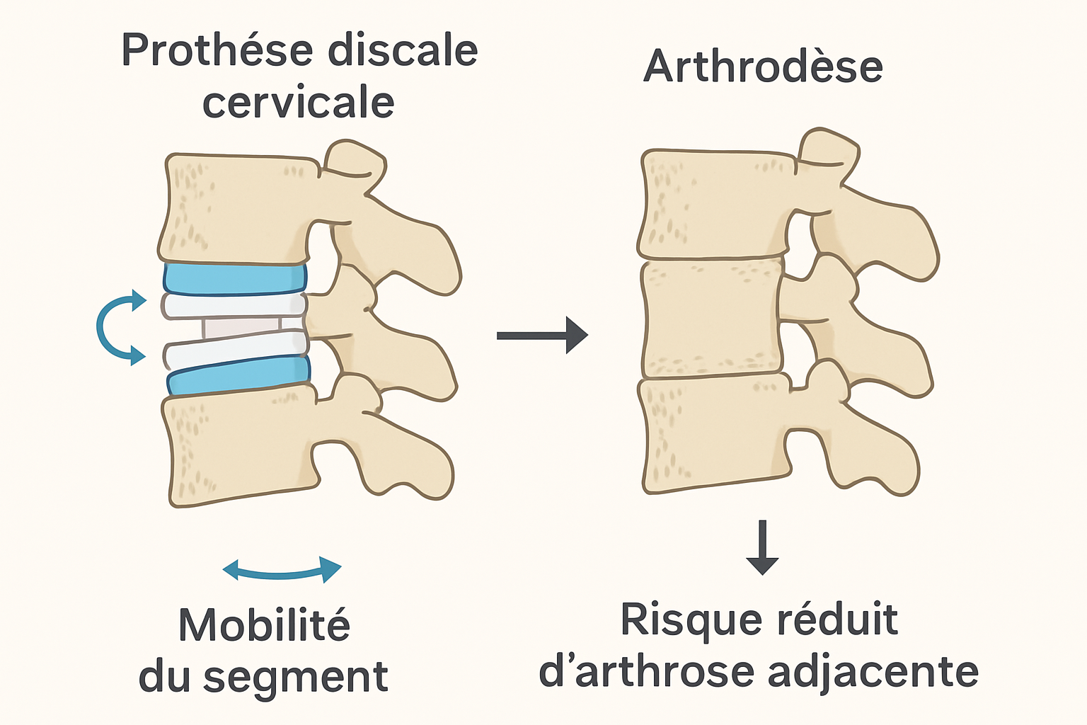 découvrez comment la prothèse discale cervicale permet de soulager durablement les douleurs du cou, améliorer la mobilité et offrir une alternative efficace à la fusion vertébrale.