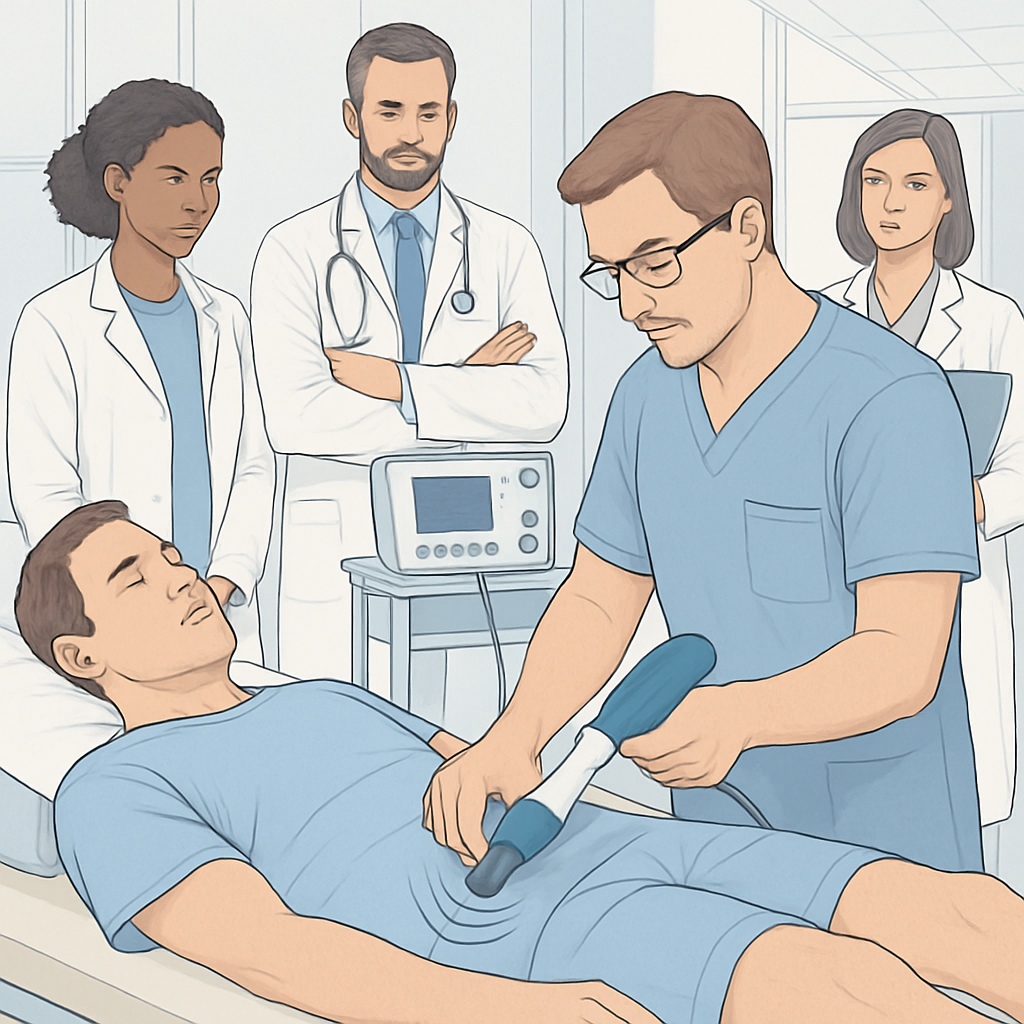 les ondes de choc aident à assouplir la fibrose post‑chirurgicale, diminuer la douleur et retrouver la mobilité, avec une approche non invasive.