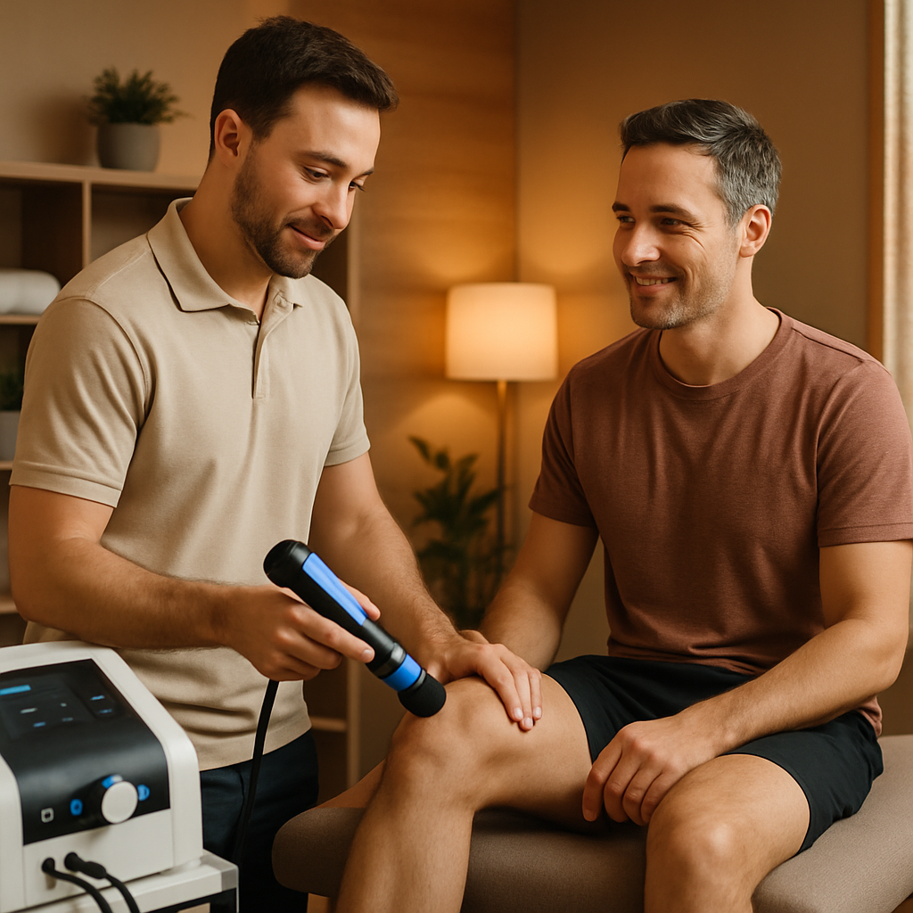 découvrez comment la thérapie par ondes de choc soulage durablement les douleurs chroniques (tendinites, fasciite plantaire). traitement rapide, non invasif.