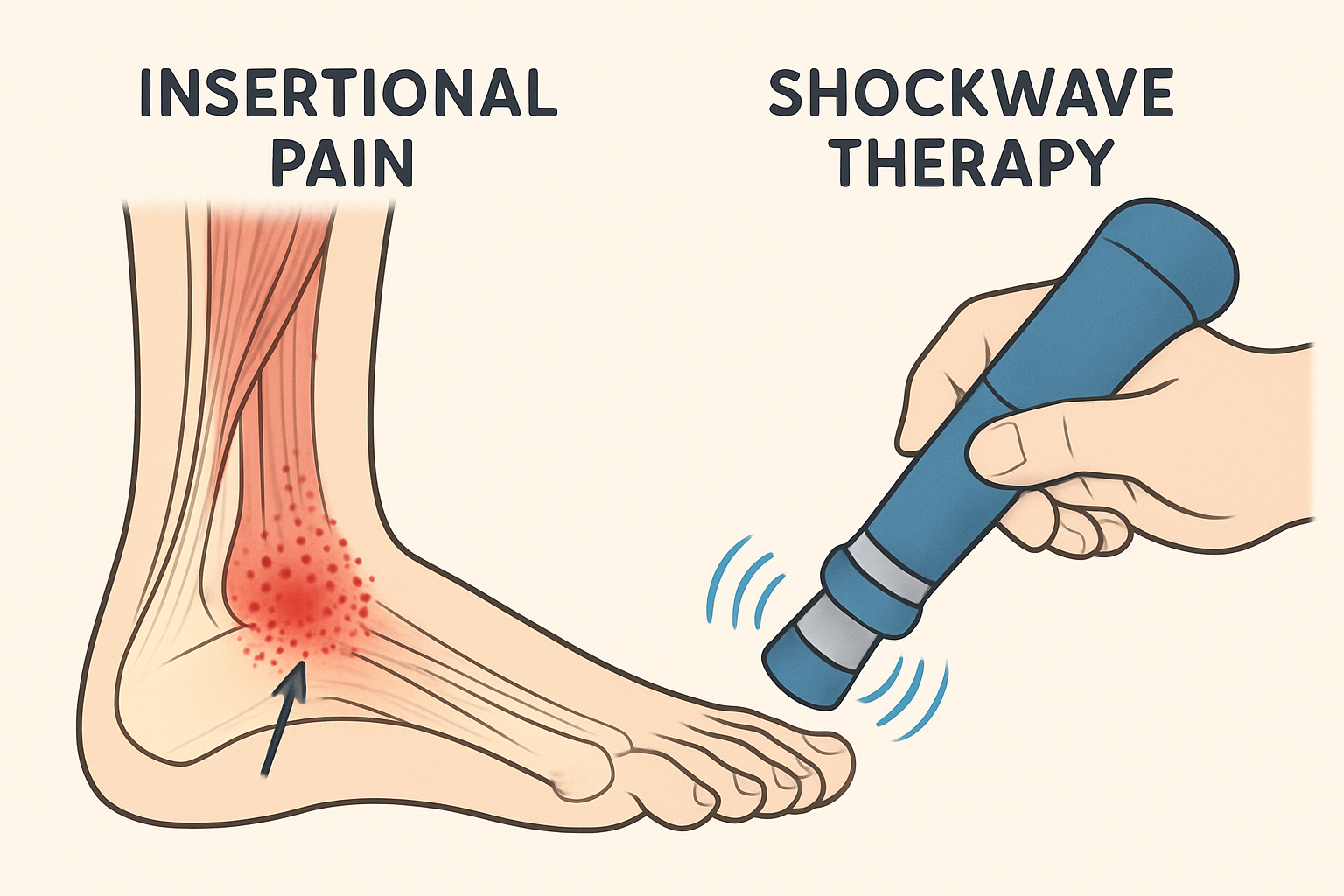 découvrez la thérapie par ondes de choc, une méthode innovante et prometteuse pour soulager efficacement les douleurs d'insertion. optimisez votre bien-être avec cette approche non invasive qui cible les zones douloureuses pour stimuler la guérison.