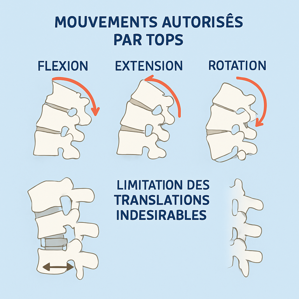 découvrez comment le dispositif tops™ aide à préserver les articulations et à limiter l’usure des segments adjacents, offrant ainsi une meilleure qualité de vie aux patients souffrant de lombalgie ou de pathologies dégénératives du rachis.